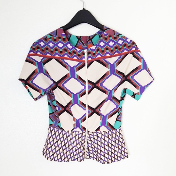 W118 by Walter Baker peplum blouse - Picture 5 of 7